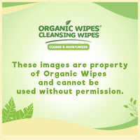 Organic Wipes Cleansing Wipes Refreshing Cucumber  12s pack of 6