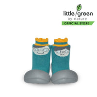 Attipas Baby Shoe Socks with King and Queen Green-Medium (SALE ITEM)