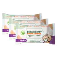 Organic Baby Sniffle Wipes 50s pack of 12