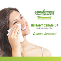 Organic Wipes Cleansing Wipes 12s pack of 24 (assorted scents)