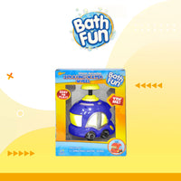 Bath Fun Spraying Water Wheel Fire Engine Bath Toy Blue (9912) SALE ITEM