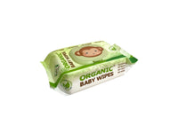 Organic Baby Wipes Nature 80's with cap Pack of 12