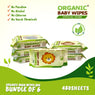 Organic Baby Wipes Nature 80's Pack of 6
