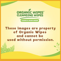 Organic Wipes Cleansing Wipes English Pear 70s pack of 6