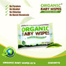 ORGANIC BABY WIPES 20's pack of 12 (Old Packaging)