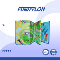 Funnylon Folding Playmat Asia Train tour