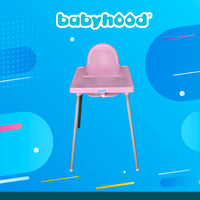 Babyhood Pink High Chair