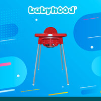 Babyhood Red High Chair