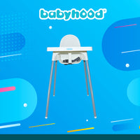 Babyhood White High Chair 