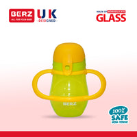 Berz UK Orange Straw Water Bottle