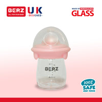 Berz UK Pink UFO Milk Bottle with Handle