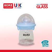 Berz UK Blue UFO Milk Bottle with Handle
