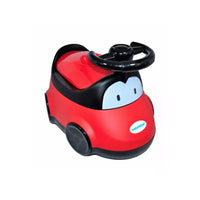 side view of Babyhood Red Car Potty