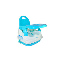 side view of Babyhood Blue New Booster Seat