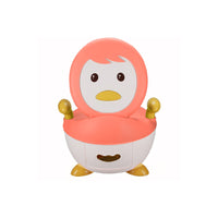 back view of Babyhood Pink Penguin Potty