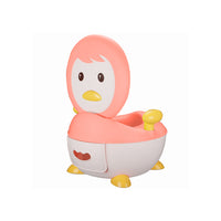 back view of Babyhood Pink Penguin Potty
