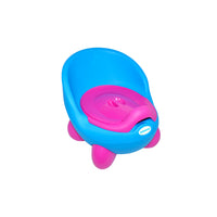 side view of Babyhood Blue QQ Potty Trainer