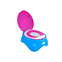 side view of Babyhood Blue Royal Baby Potty