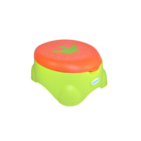 side view of Babyhood Green Royal Baby Potty