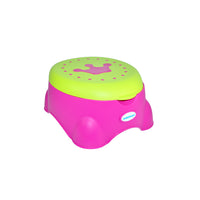 side view of Babyhood Pink Royal Baby Potty