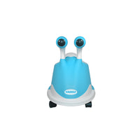 front view of Babyhood Blue Snail Potty