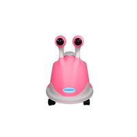 front view of Babyhood Pink Snail Potty