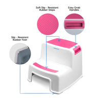 parts of Babyhood Pink Star Step Stool