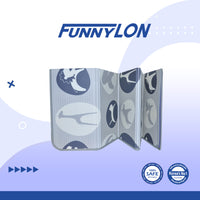 Funnylon Folding Playmat B&W animal world