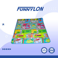 Funnylon Dual Side Playmat City tour