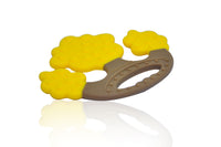 side view of Mombella Yellow Apple Tree Teether
