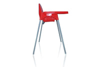 side view of Babyhood Red High Chair