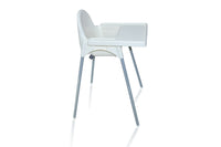 side view of Babyhood White High Chair