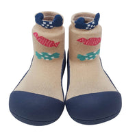 front view of Attipas Candy Navy shoes