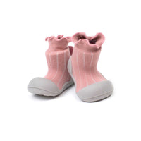 front view of Attipas Pom Pom Pink shoes