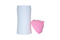 open Mombella Pink Lighthouse water bottle trainer