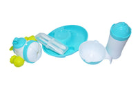 parts of Mombella Blue Ocean On Table Feeding Trainer Set