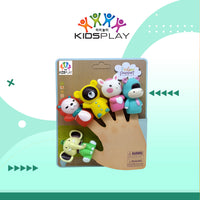 KIDSPLAY TOYS (TL-19) FINGER PUPPET - ELEPHANT AND FRIENDS