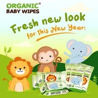 Organic Baby Wipes Nature 80's SINGLE