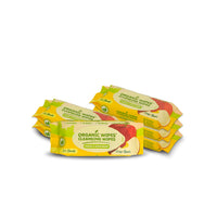 Organic Wipes Cleansing Wipes Crisp Apple 12s pack of 6