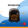 KINDERSITZ - KIDZ - HA INFANT CAR SEAT (BROWN)