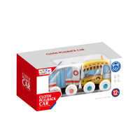 Kidsplay Toys Cloth Pullback Cars (Ambulance & Donut Truck) box