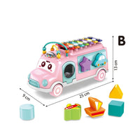 measurement of Kidsplay Toys Pink Music Bus