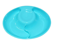 Mombella Blue Ocean on table island divide plate