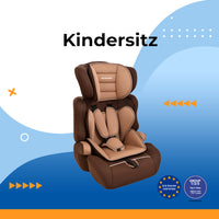 KINDERSITZ Baby car seat (KIDZ-912) - BROWN
