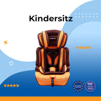 KINDERSITZ Baby car seat (KIDZ-912) - R-Orange