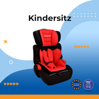 KINDERSITZ Baby car seat (KIDZ-912) - Red