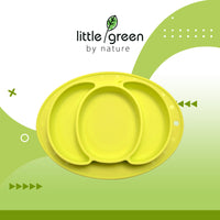 Little Green Yellow Elephant Silicone Placemat Plate