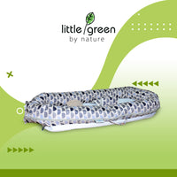 Little Green Gray Dots Baby Mini Bed 