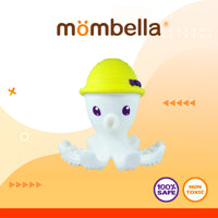 Mombella Yellow 3D Octopus Teether