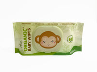 Organic Baby Wipes 80's with Cap Nature Pack of 6